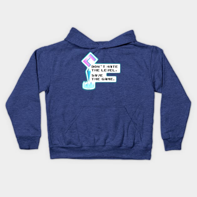 Don't hate the Level Kids Hoodie by AlterAspect